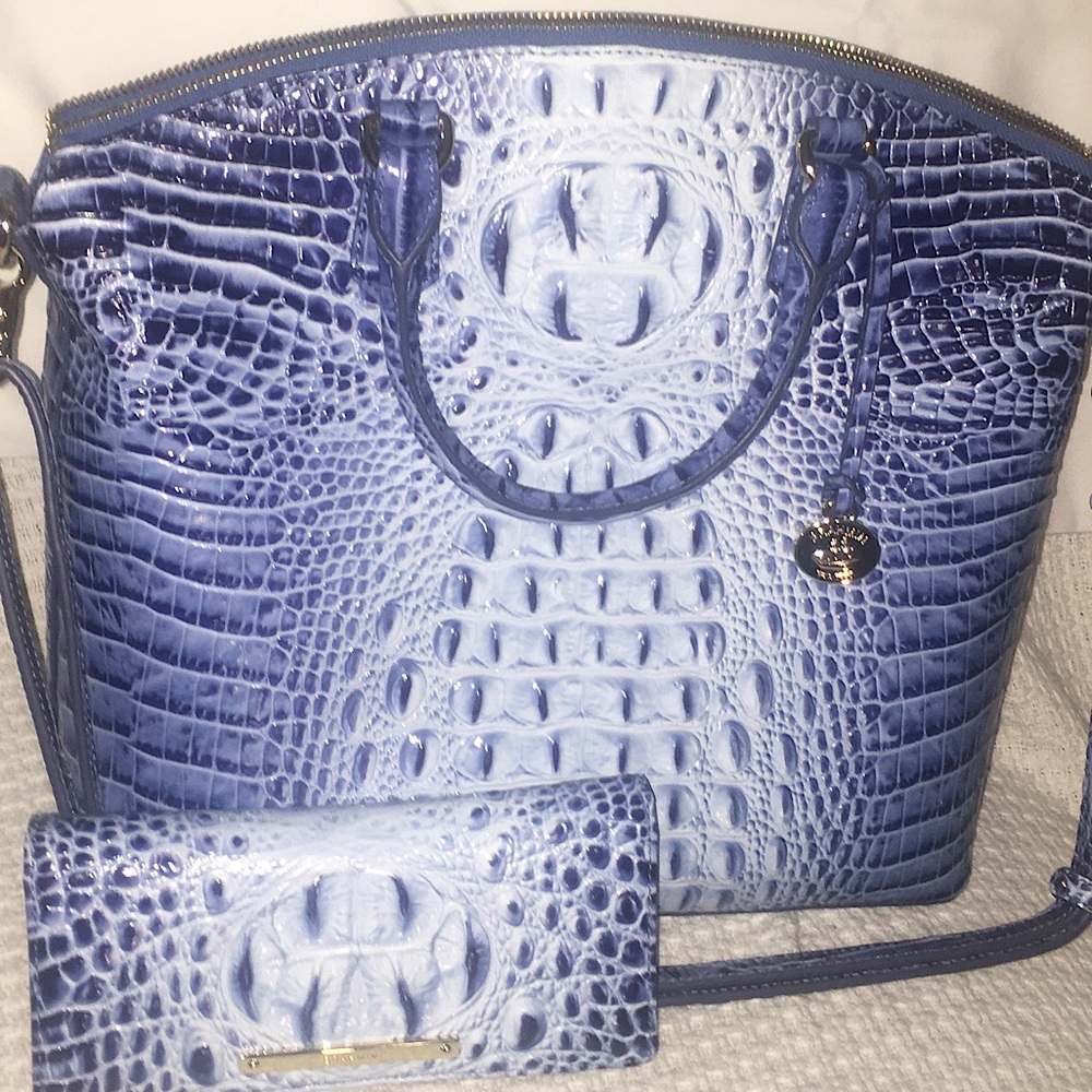 BRAHMIN Large Duxbury Satchel and Wallet